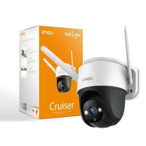 CÁMARA DE SEGURIDAD IMOU CUISER IP PT FULLCOLOR 4MP 36MM SPOTLIGHT IMOU WIFI FLASH.